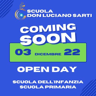 COMING SOON OPEN DAY