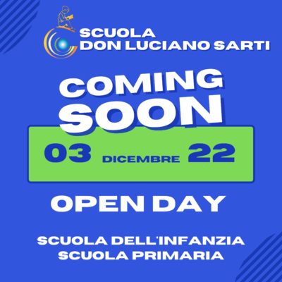COMING SOON OPEN DAY